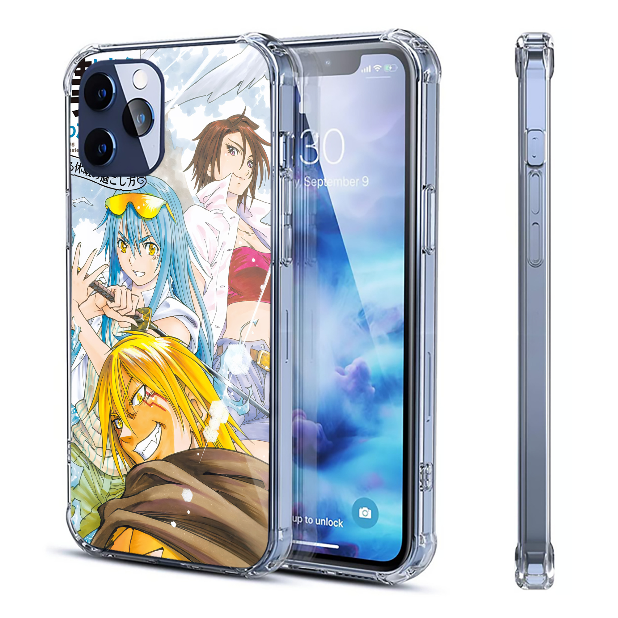（画像用） 転スラ Regarding Reincarnated to Slime 【iPhone 12シリーズ対応】透明スマホケース（クリアソフトケース）